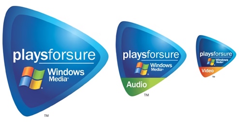 Microsoft PlaysForSure Logos (2004)